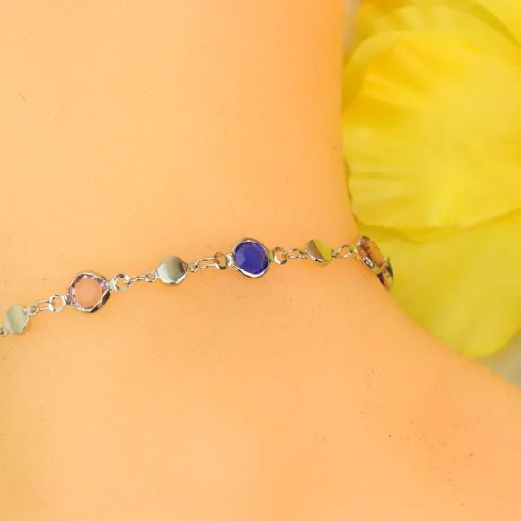 Minimalist Anklet, Sleek & Modern Design, Women’s Fashion, YC110463-A - Picture 9 of 10